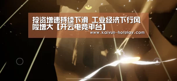 投资增速持续下滑 工业经济下行风险增大【开云电竞平台】(图3) 开云电竞赛事直播